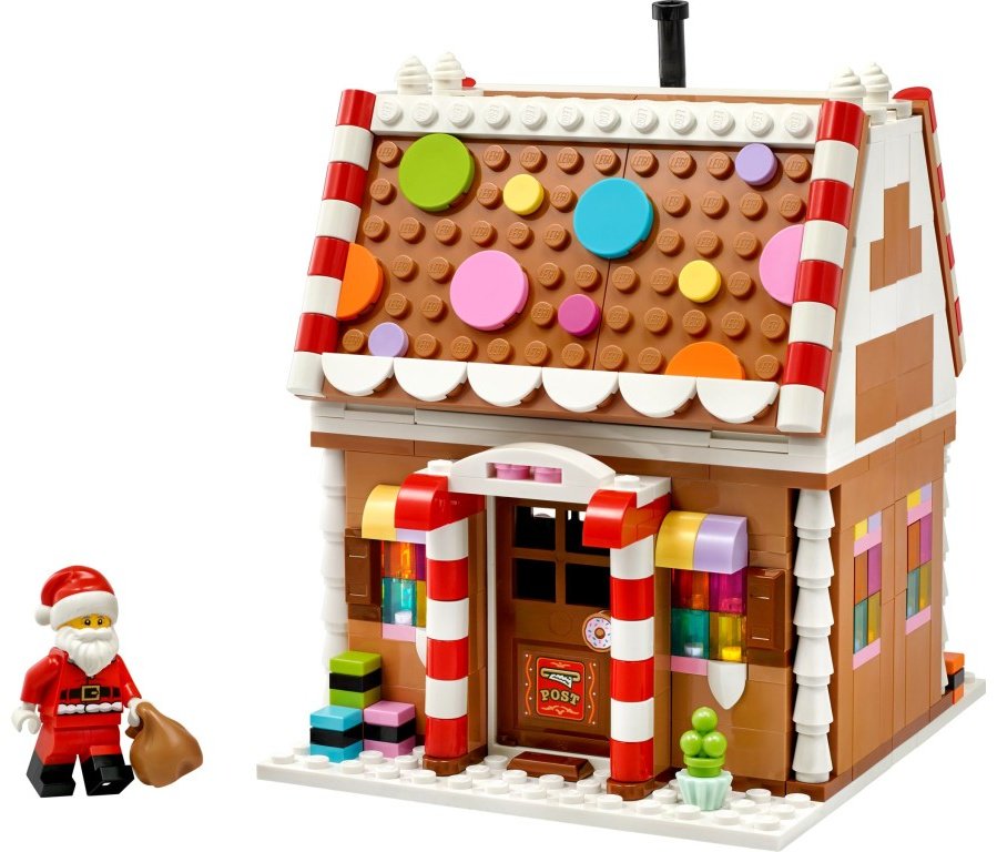 Конструктор LEGO Праздничный пряничный домик 40809, деталей 498 шт купить,37315