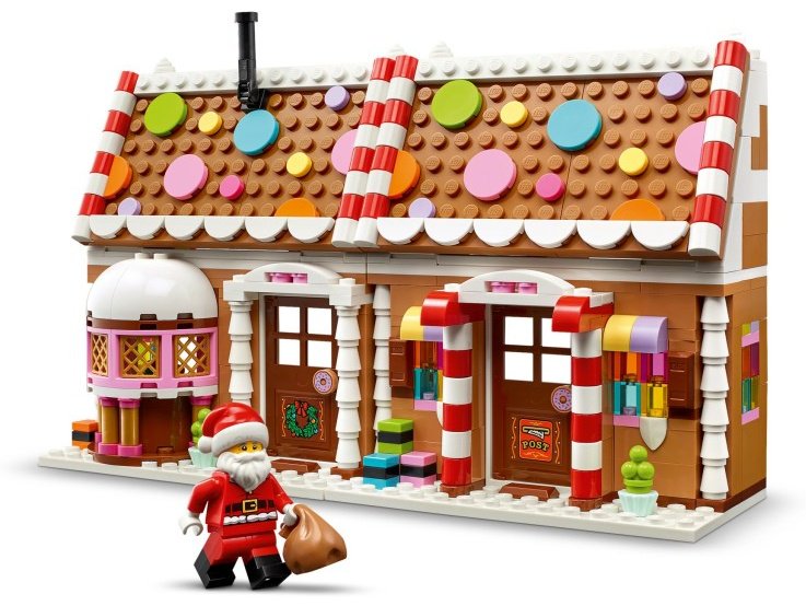 Конструктор LEGO Праздничный пряничный домик 40809, деталей 498 шт купить,37315