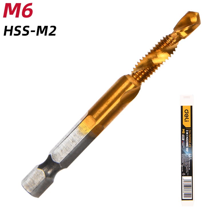 Сверло DELI по металлу DH-TAP006-E2 6 мм, 1 шт. купить,1520
