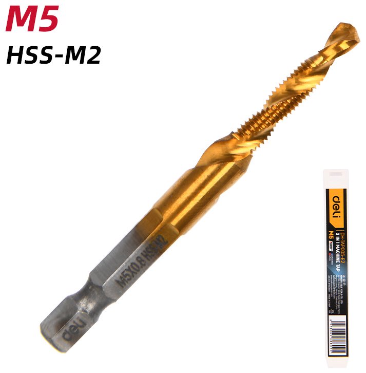 Сверло DELI по металлу DH-TAP005-E2 5 мм, 1 шт.