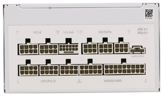 Блок питания Game Max RGB PRO 1300P WH 1300 Вт