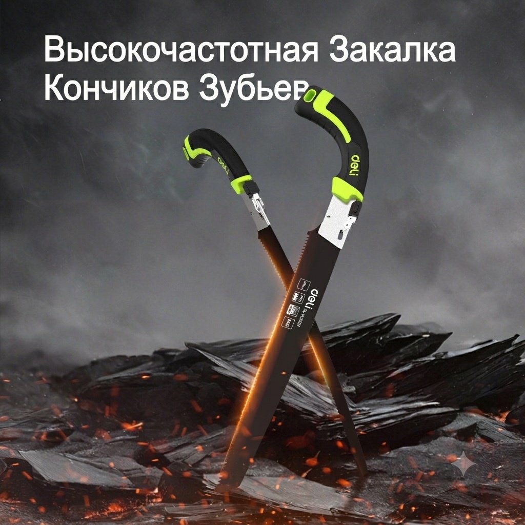 DELI садовая ножовка DL-YL2204 зеленый