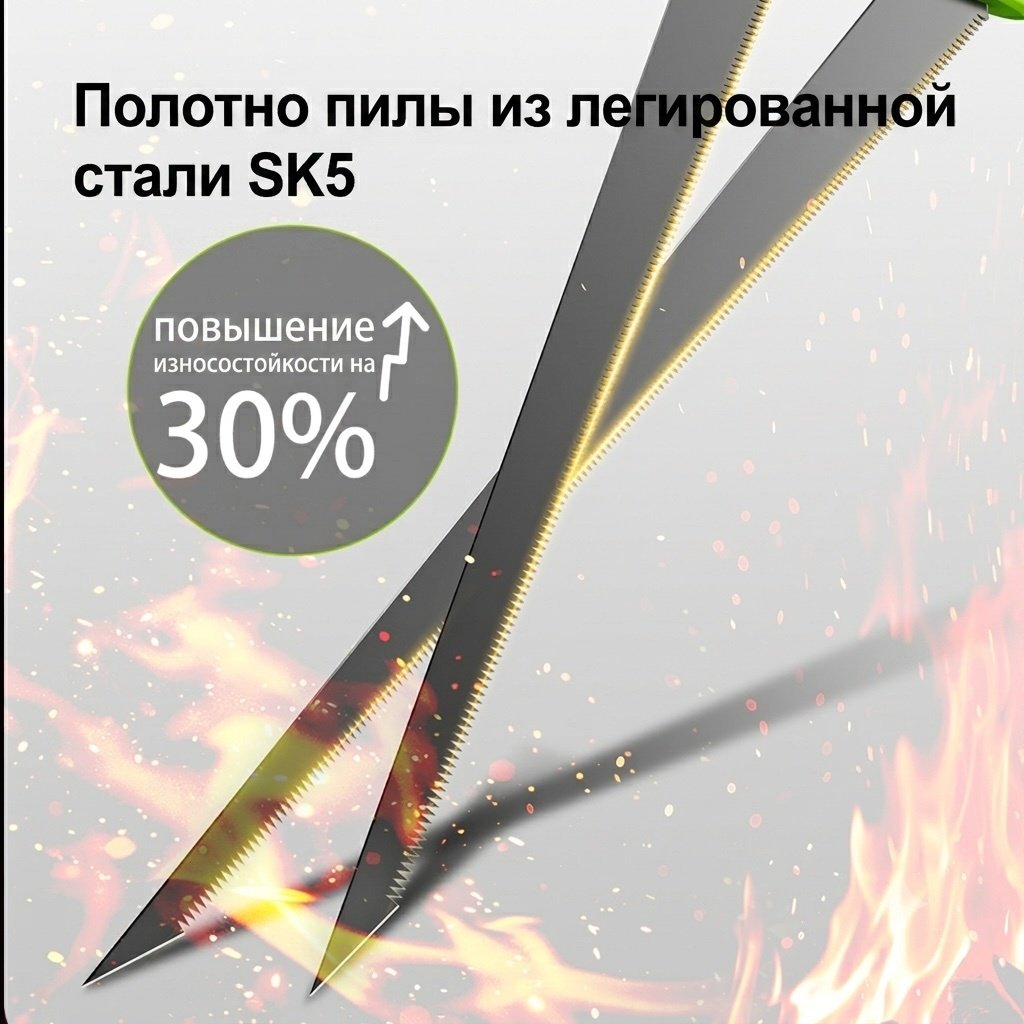 DELI садовая ножовка DL-YL2302 зеленый