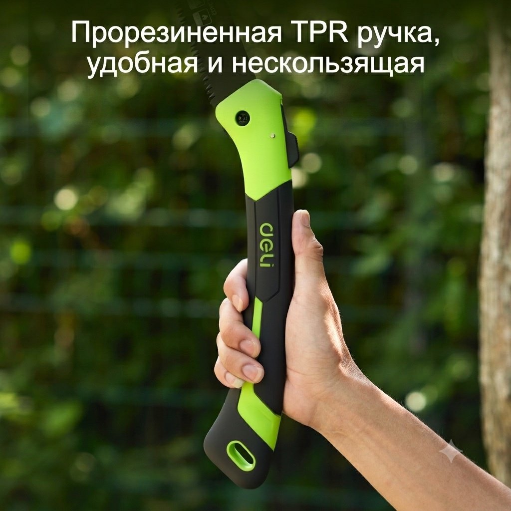 DELI садовая ножовка DL-YL2402 зеленый