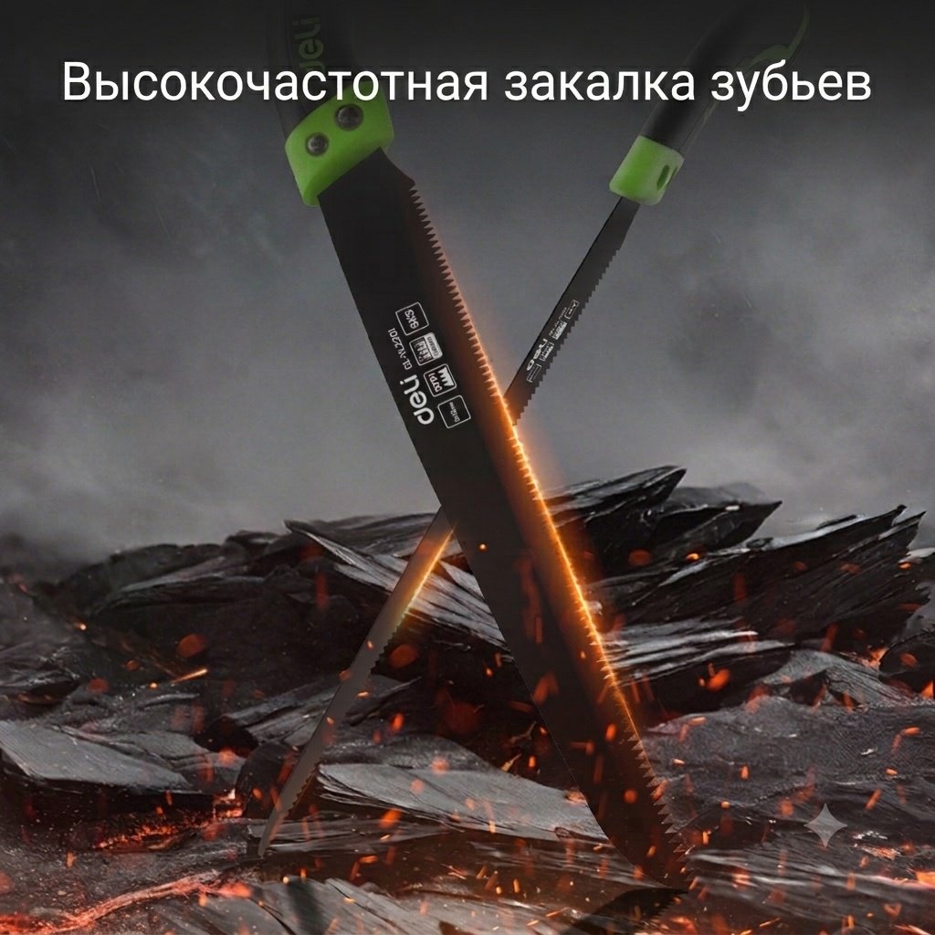 DELI садовая ножовка DL-YL2201 зеленый