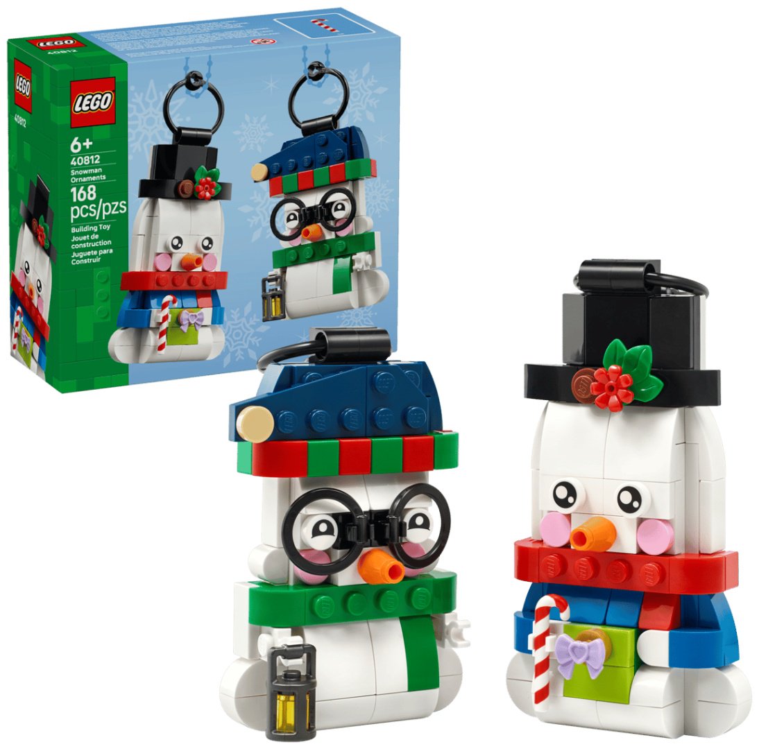 Конструктор LEGO Iconic Украшение со снеговиками / Seasonal 40812, деталей 168 шт