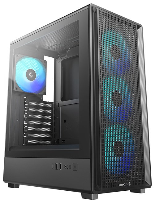 Корпус Deepcool CC550 4F черный купить,NaN