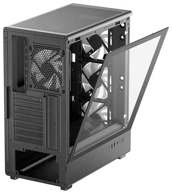 Корпус Deepcool CC550 4F черный купить,NaN