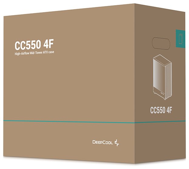Корпус Deepcool CC550 4F черный купить,NaN