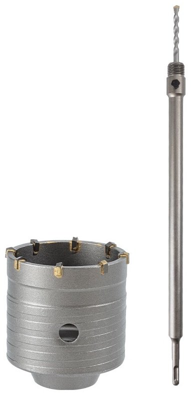 Коронка DELI EDH-QKK080-E2 твердосплавная D 80 мм, 1 шт