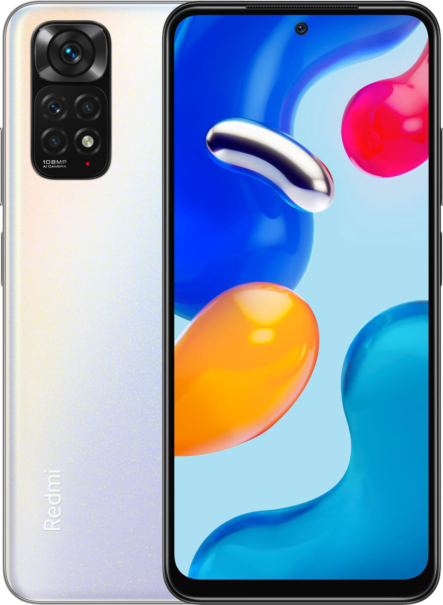 Смартфон Xiaomi Redmi Note 11S 6/128GB Pearl White купить,NaN
