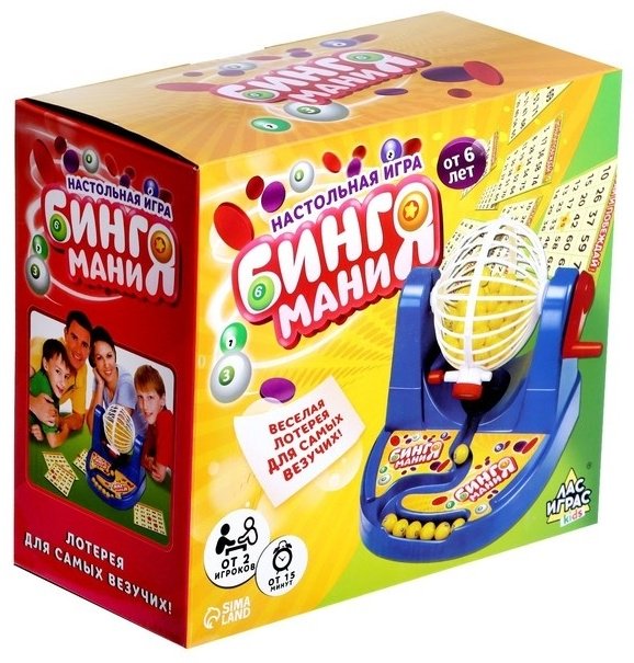 Лото Лас Играс Kids Бинго мания 1437887 купить,NaN