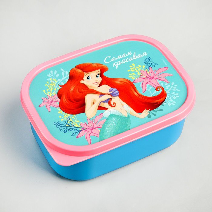 Disney ланч-бокс 2358133, Ариель 1 шт, пластик купить,NaN