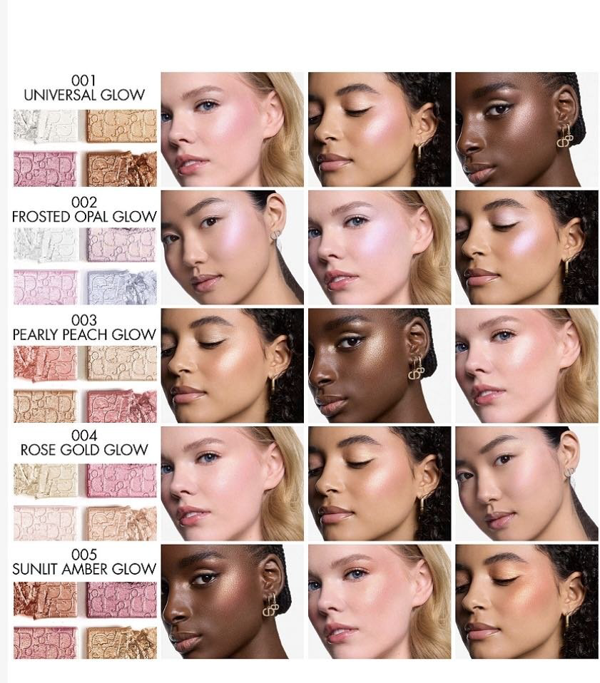 Dior Backstage Glow Maximizer Face Palette румяна, люминайзер, хайлайтер 004 Rose Gold Glow купить,45500