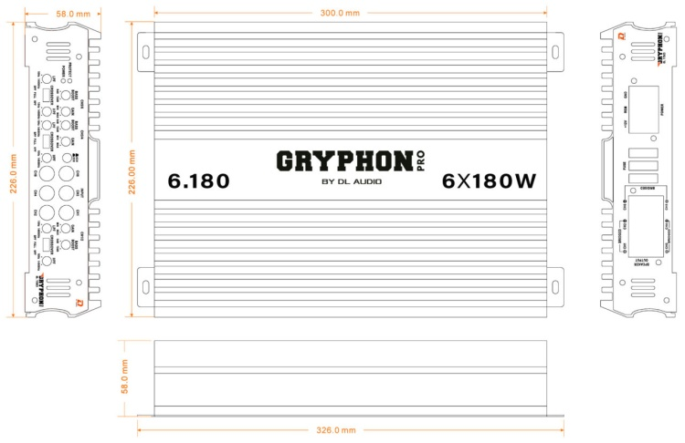 DL Audio Gryphon Pro 6.180 500 Вт 6 канальный купить,132780