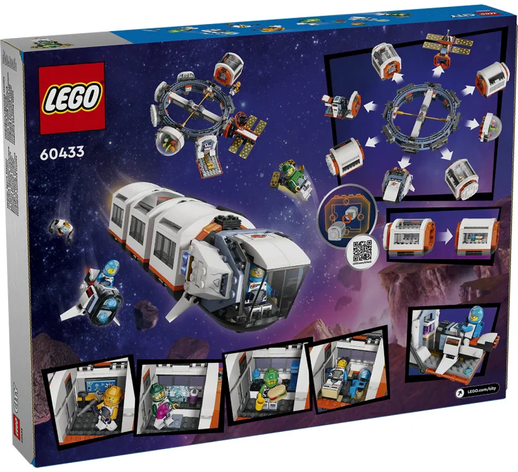 Конструктор LEGO Модульная космическая станция CITY 60433 - ForteMarket Конструктор LEGO Модульная космическая станция CITY 60433 купить,0