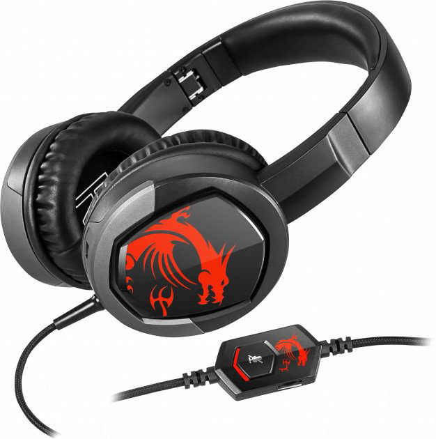 Наушники MSI Immerse GH30 Gaming черно-красные  купить,NaN