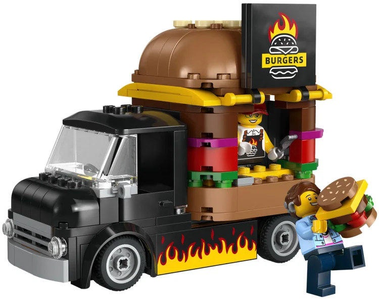 Конструктор LEGO Грузовик-бургер CITY 60404