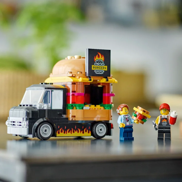 Конструктор LEGO Грузовик-бургер CITY 60404 купить,NaN