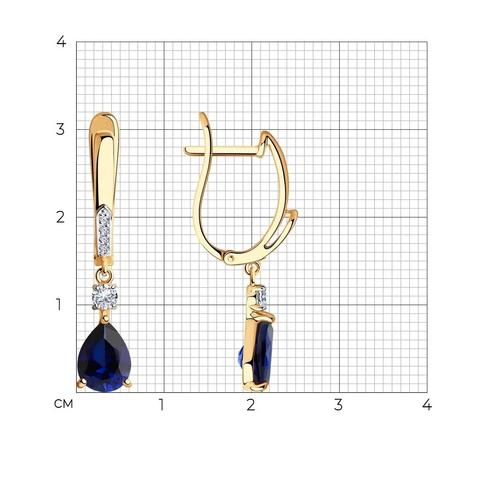 Серьги Sokolov 725500 3.44гр - ForteMarket Серьги Sokolov 725500 3.44гр купить,345000