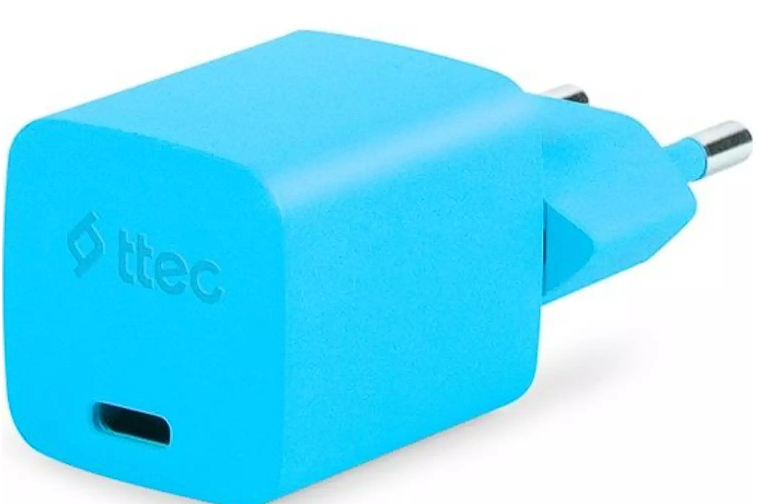 Зарядное устройство TTEC 2SCG20CNM USB Type-C 20 Вт голубой