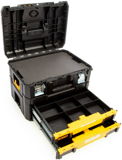 Ящик для инструментов Dewalt DW TSTAK II+IV DWST83395-1 черный