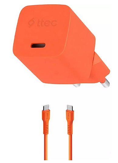 Зарядное устройство TTEC 2SCG20CNT USB Type-C 20 Вт оранжевый