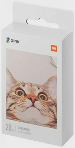 Бумага Xiaomi XMBXXZ01HT для портативного фотопринтера 20 листов белая