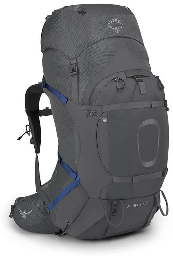 Рюкзак Osprey Aether Plus 70 10002960 мультиспортивный 70 серый купить,NaN