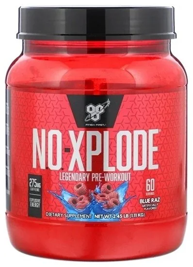 Энергетик BSN No-Xplode 2.45lb голубая малина 1110гр купить,NaN