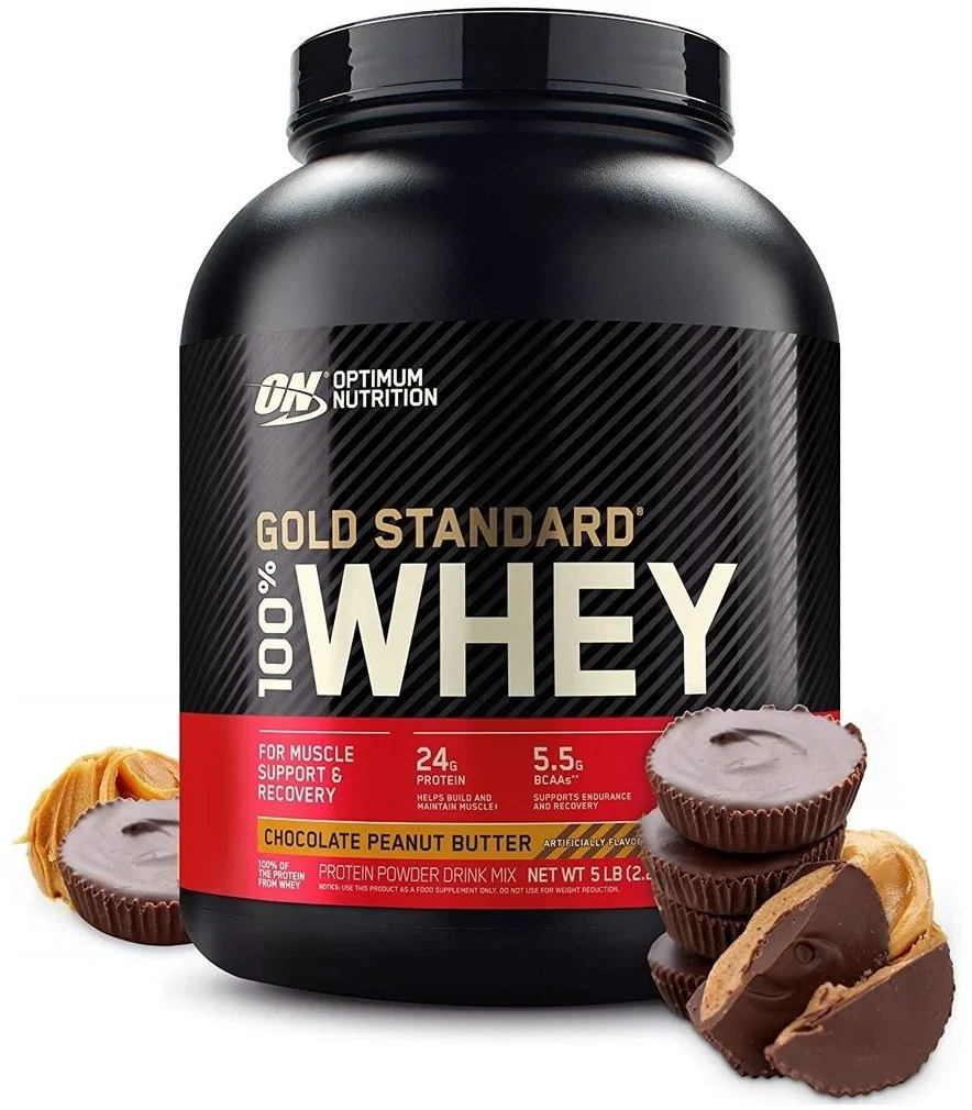 Протеин Optimum Nutrition 100% Whey Gold Standard шоколад, арахис 2270 г купить,71493