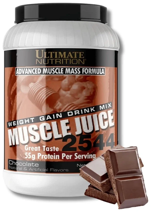 Гейнер Ultimate Nutrition Muscle Juice 2544 шоколад 2250g купить,NaN