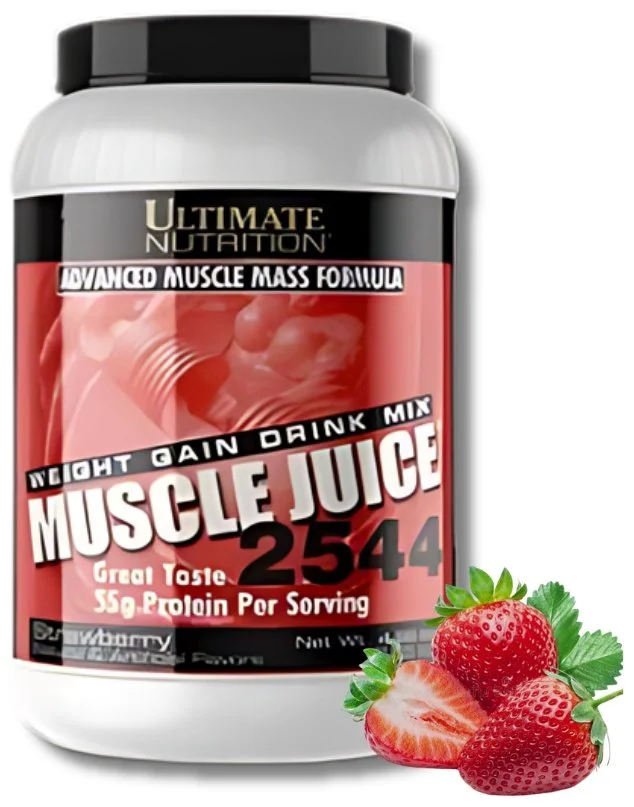 Гейнер Ultimate Nutrition Muscle Juice 2544 клубника 2300g купить,NaN