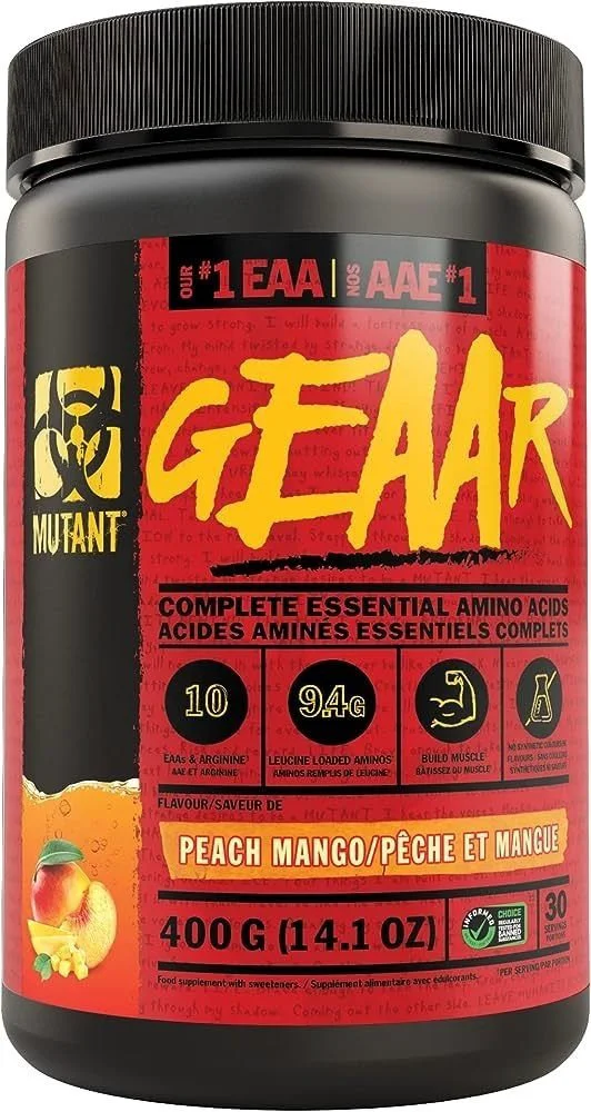 Аминокислота Mutant GEAAR персик/манго 378гр купить,NaN
