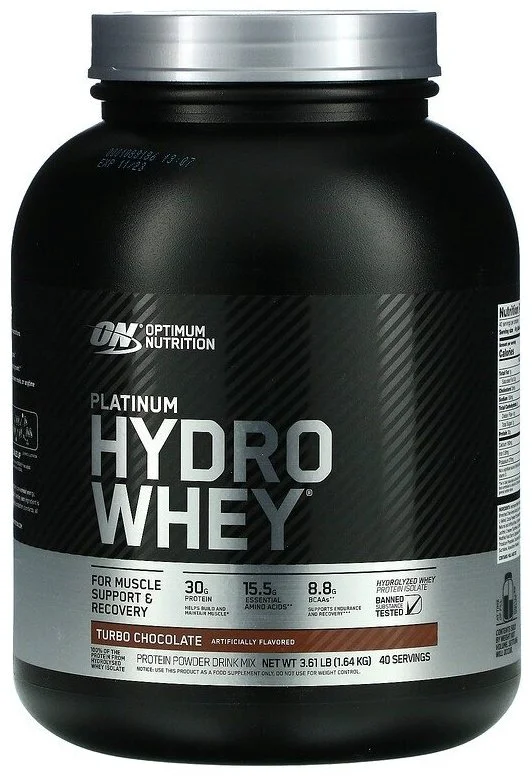 Протеин Optimum Nutrition Platinum Hydro Whey Шоколад 1590 г купить,NaN