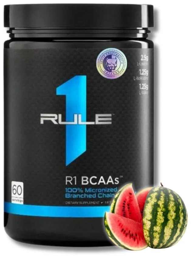 BCAA Rule 1 R1 BCAAs арбуз 498гр купить,NaN