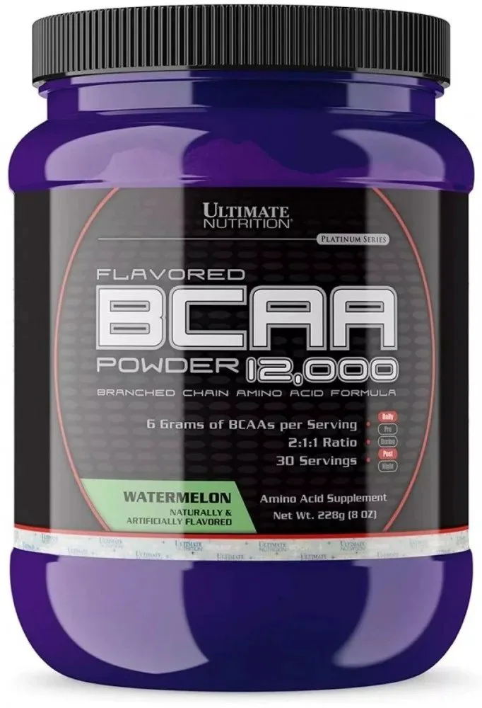 Ultimate Nutrition BCAA Powder 12000 арбуз 228 гр купить,NaN