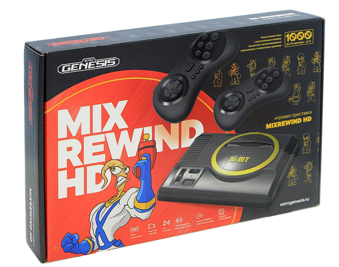 Игровая приставка Retro Genesis MixRewind HD черный