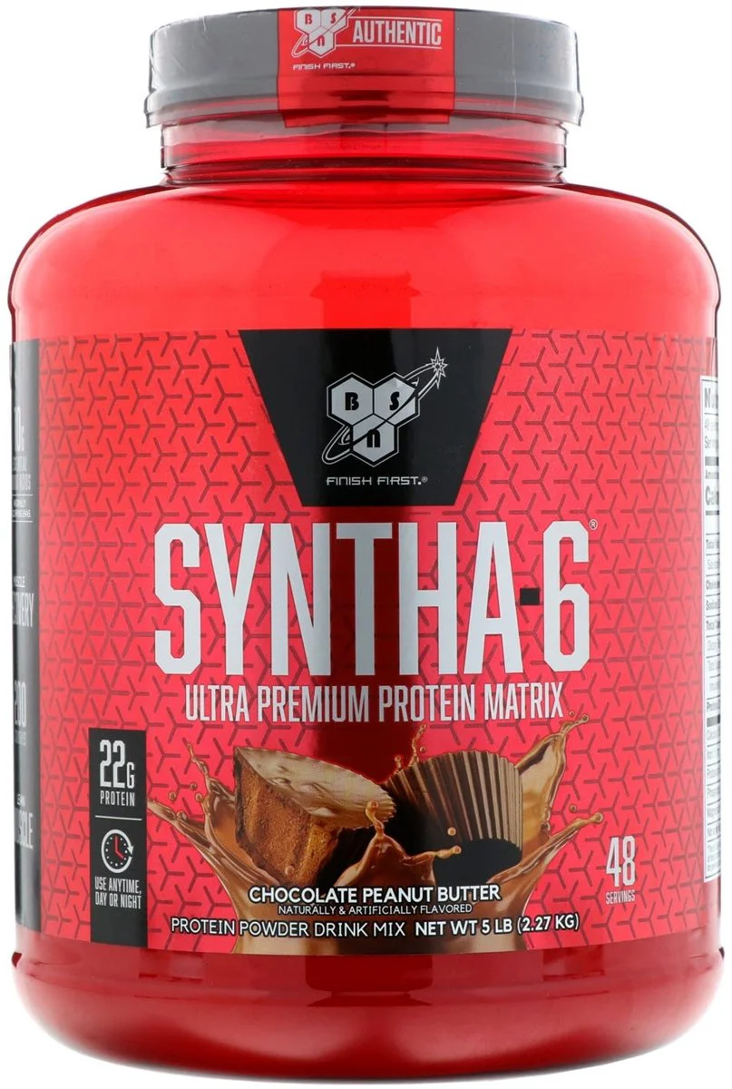 Протеин BSN Syntha-6 5 lbs шоколад с орехом 2275гр купить,NaN