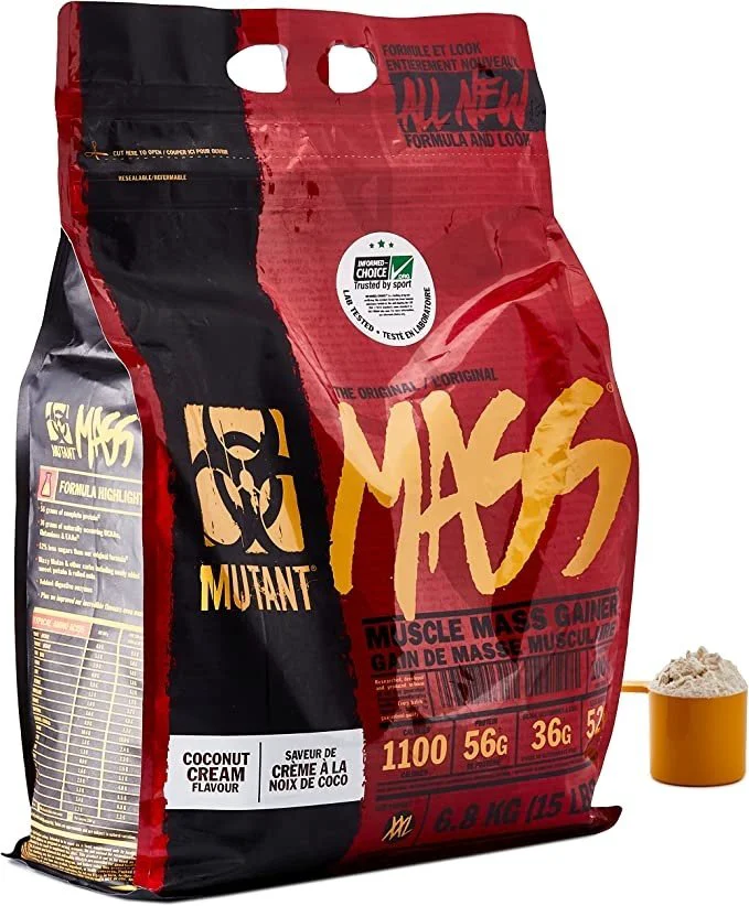 Гейнер Mutant Mass кокосовый крем 6800гр купить,NaN