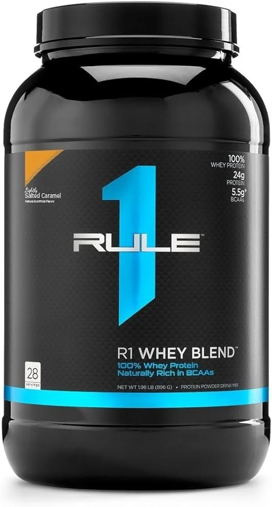 Протеин Rule 1 R1 Whey Blend соленая карамель 952 г купить,NaN
