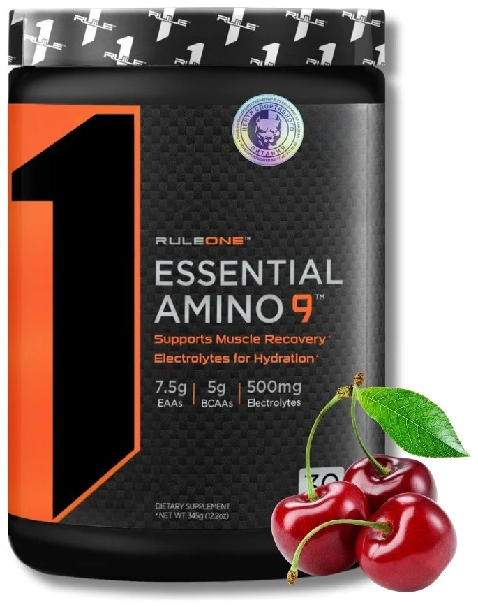 Аминокислотный комплекс Rule 1 R1 Essential Amino 9 Вишня 345 G купить,NaN