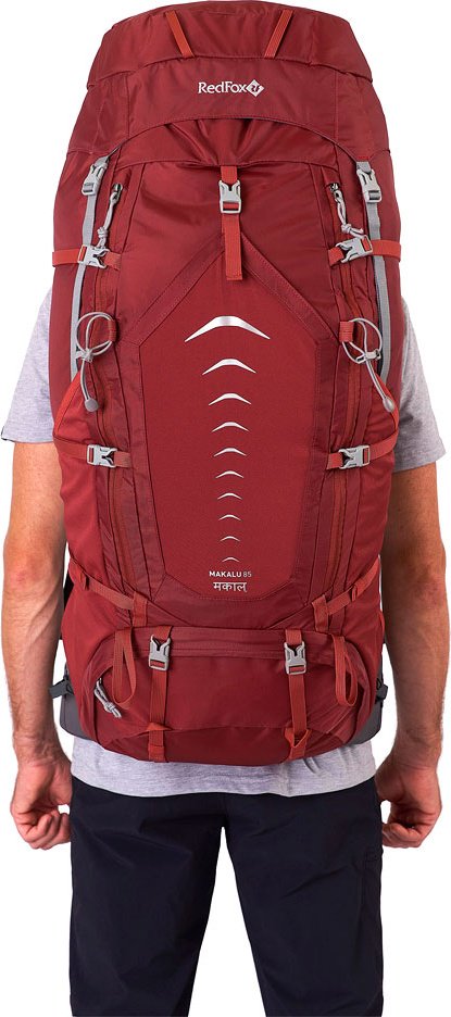 Рюкзак Red Fox Makalu 85 V5, 1068821-8123 треккинговый 85 красный купить,119900