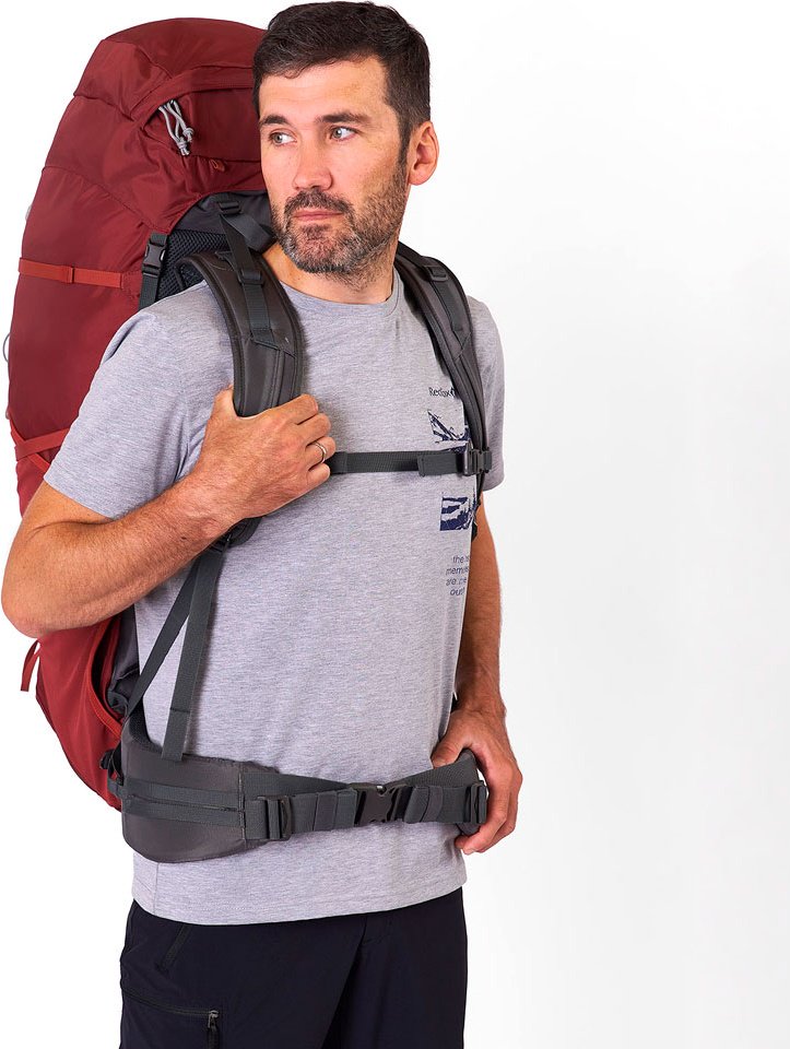 Рюкзак Red Fox Makalu 85 V5, 1068821-8123 треккинговый 85 красный купить,119900