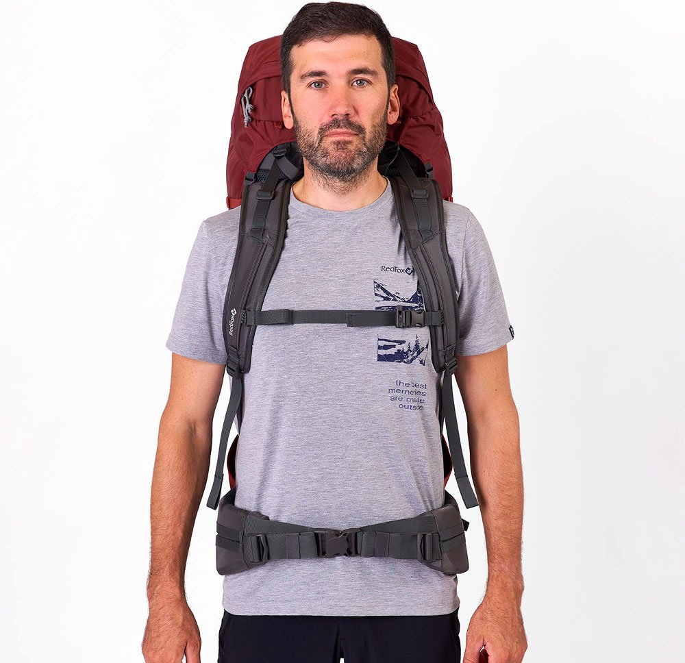 Рюкзак Red Fox Makalu 85 V5, 1068821-8123 треккинговый 85 красный купить,119900