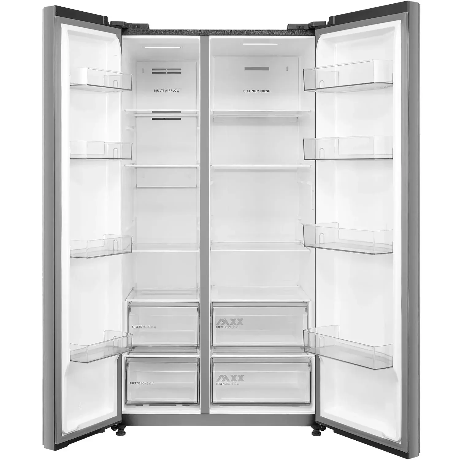 Холодильник Midea MDRS 925CIE46 серебристый