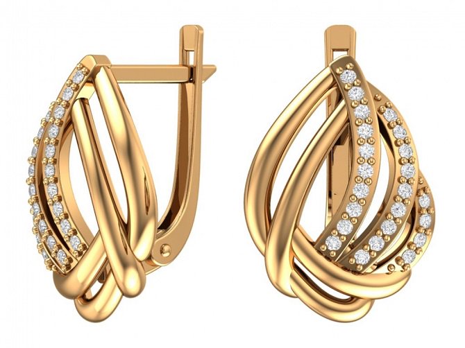 Серьги Pokrovsky Jewelry 2101237-00770 2,93гр. купить,NaN