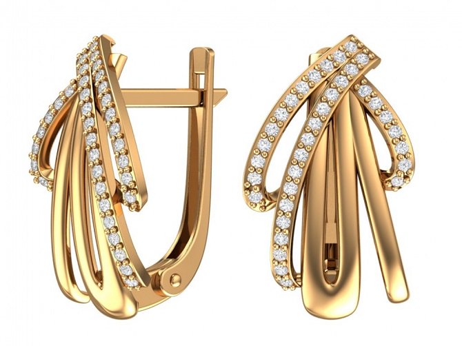 Серьги Pokrovsky Jewelry 2101092-00770 3,09гр. купить,NaN