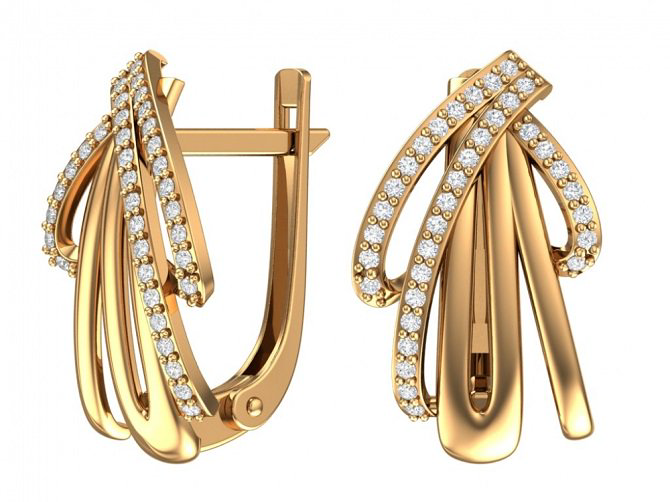 Серьги Pokrovsky Jewelry 2101092-00770 3,09гр. купить,NaN