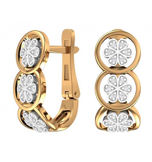 Серьги Pokrovsky Jewelry 2101228-00770 3,81гр. купить,NaN